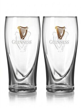 Guinness Ireland Pint Beer Glasses Set of 2